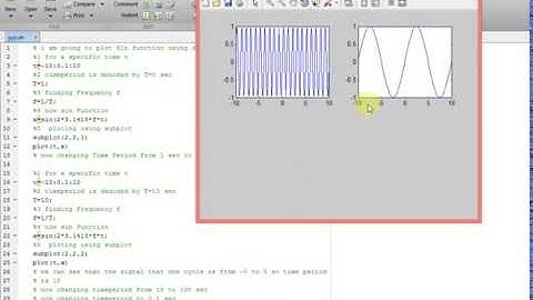 how to implement Sine function in matlab