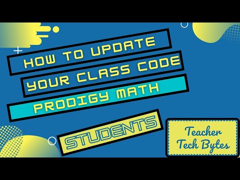 Student -How to update prodigy class code