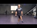 Dumbbell Crossover Lunge