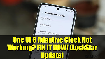 One UI 8 Adaptive Clock Not Working? FIX IT NOW! (LockStar Update)