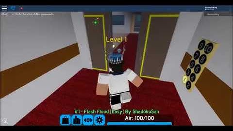 ROBLOX Flood Escape 2 (Test Map) Flash Flood [Easy] by ShadokuSan