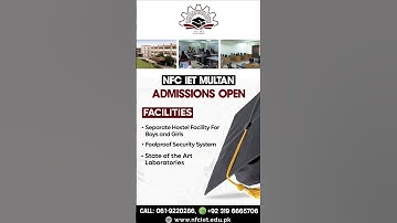 Join a prestigious institute with world-class labs, secure hostels & modern facilities! #nfc
