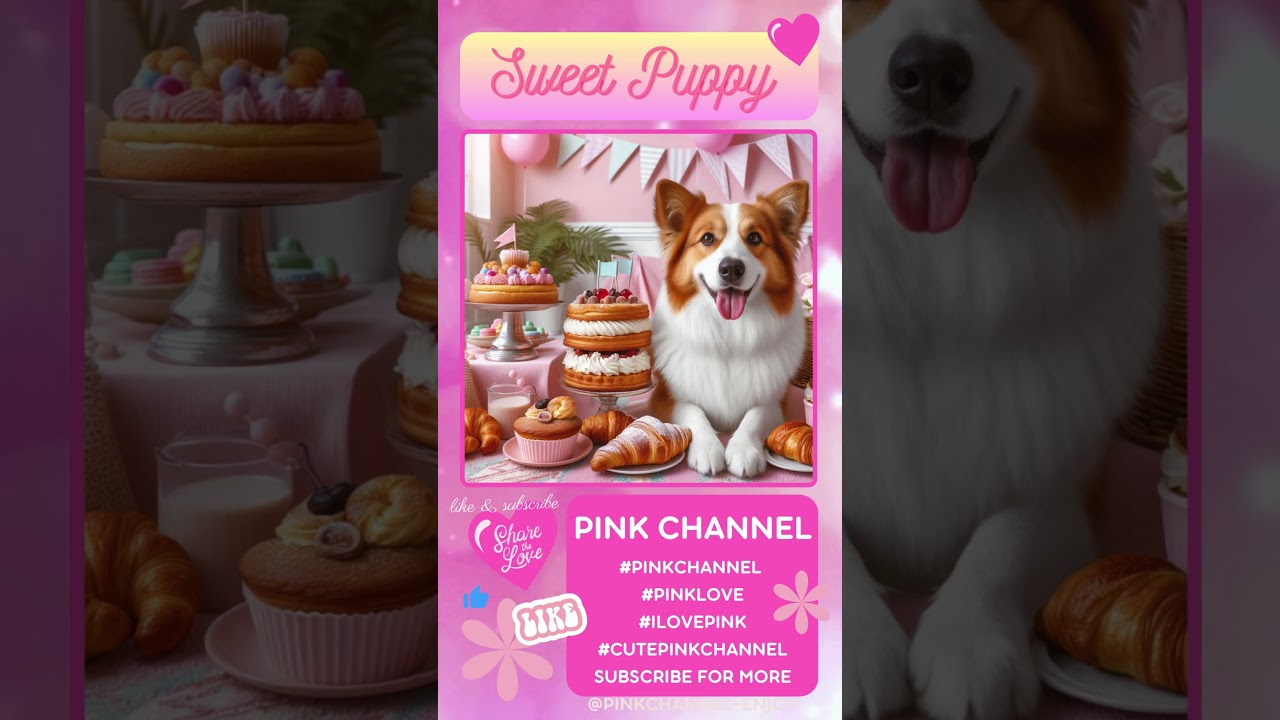 Cute Puppy | Pink Party | PINK CHANNEL 