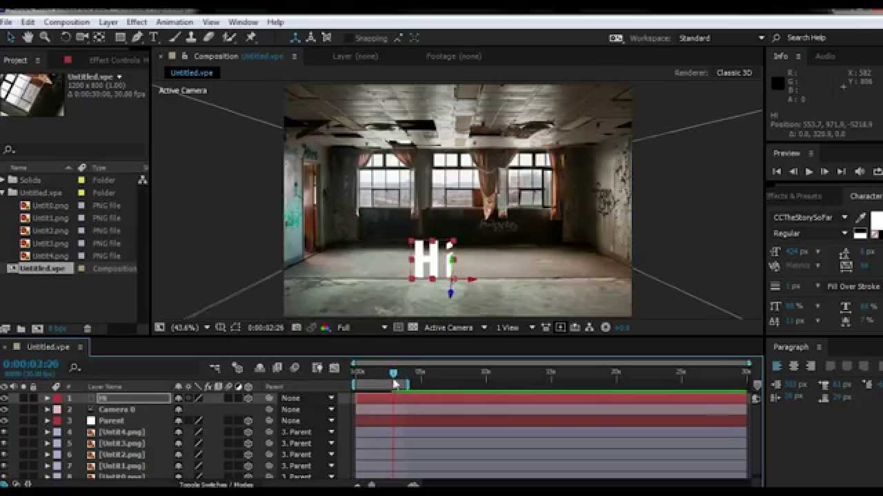 Modern How To Create A 3D Room In After Effects with Futuristic Setup