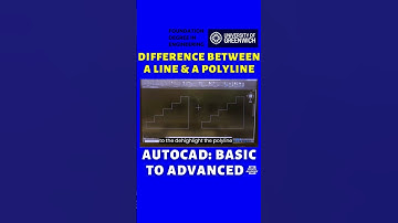 Difference Between a Line and a Polyine #shorts
