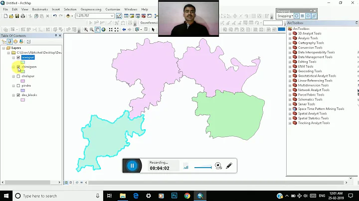 polygon to shapefile in ARC GIS by Abhishek Sir