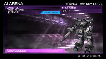 Armored Core 3 Silent Line 5/7/18 AI Javelin Watcher Arena Initial Run