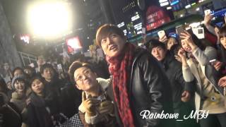 [직캠] 20150115 LeeMinHo 연예가중계 강남 게릴라데이트 거리편~~by Rainbow_MH