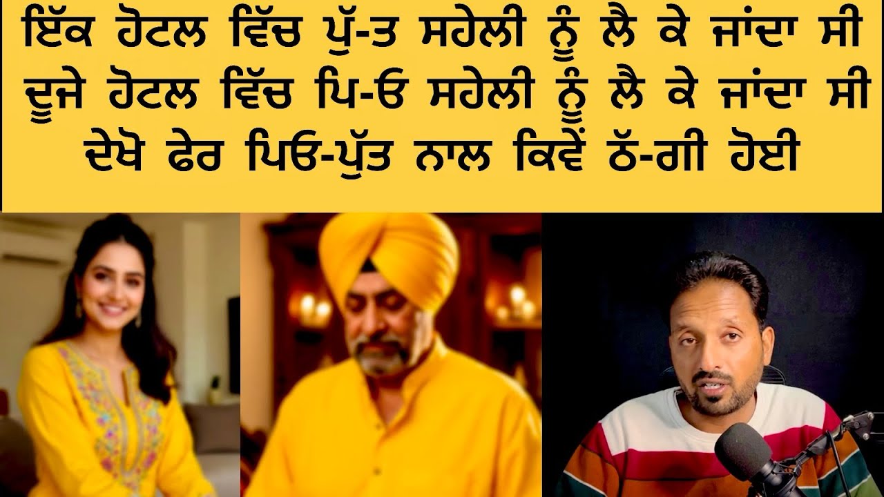 ਪਿ-ਓ ਪੁੱਤ ਦੋਵੇਂ ਬਣ ਗਏ ਆ/ਸ਼ਕ ਤੇ ਸਹੇਲੀਆਂ ਨਾਲ ਹੋਟਲਾਂ ਵਿੱਚ ਲੁੱ//ਟਦੇ ਸੀ ਨਜ਼ਾਰੇ 
