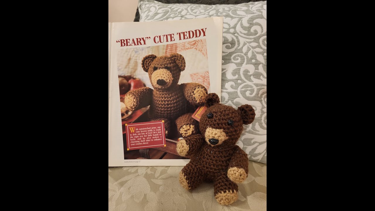 Yarnuary Day 17 - Bear Pattern Review