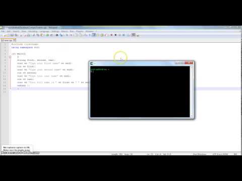 HOW TO: Print basic output and input in C++