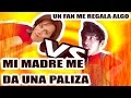 MI MADRE ME DA UNA PALIZA Y UN FAN ME DA UN REGALO!! FUNNY