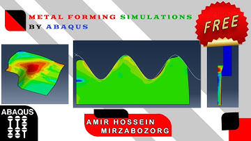 metal forming simulation by abaqus