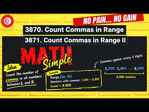 3870 3871  Count Commas in Range I & II