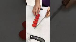 PERFECT CUT one slice for all tomatoes 😱🔪🍅#shorts #gardening #farming #plants #garden