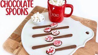 How to Make Chocolate Spoons | Hot Chocolate Spoons