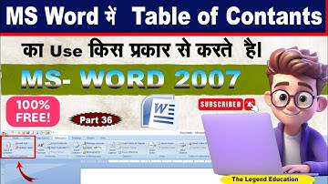 💥  How To Mack a Table of Content Ms Word  | Insert Table of Content in Microsoft Word Trick 💥