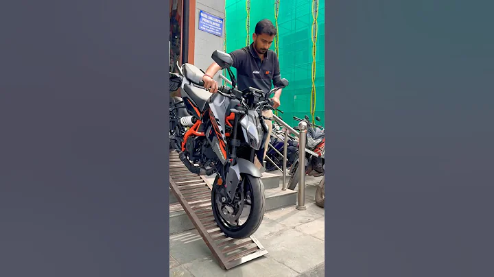 1st delivery New KTM DUKE 390 Black Color With Cruise Control #ktm #ktmduke #duke390