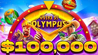 INSANE $100,000 WHEEL DECIDES SLOTS SESSION!!.. (MASSIVE WIN) screenshot 4