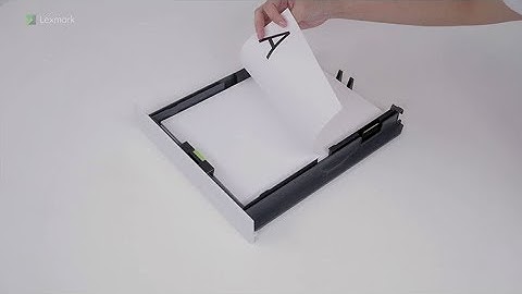 CS331/CX331/MC3224/MC3326—Loading the tray