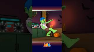Papa Zombie Falls While Dancing 😂🧟‍♂️#shorts #spooky #halloween #kidssongs #kenttheelephant