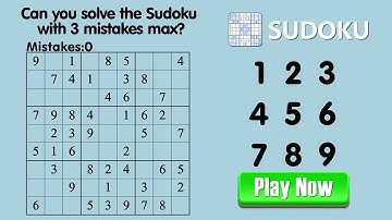 Test your IQ with Sudoku challenge!