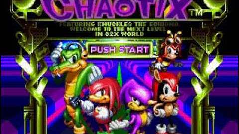 Knuckles Chaotix- Speed of sound (Sega Master Remix)