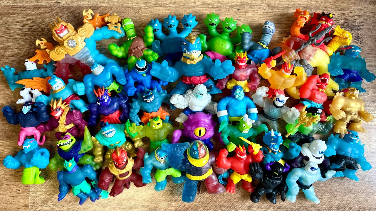 Goo Jit Zu x MrBeast Lab Stretchy Figures Full Review | Toys