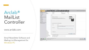 Arclab® MailList Controller | Email Newsletter Software