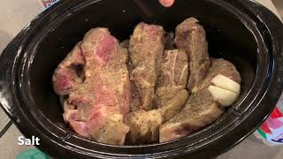 paige murray's crock pot pork country ribs