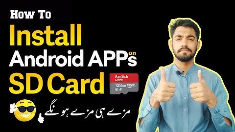 How To Install Apps Directly In SD Card on Android | Install Apps in External Storage without root |