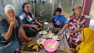 Ada Bibi Enon Langsung Masak Makan Ngaraweh Nih Oseng Rebung Aja Nih