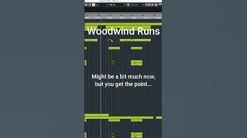 Drag & drop woodwind runs for instant accents! 🏃‍♂️ #shorts #orchestration #epicmusic