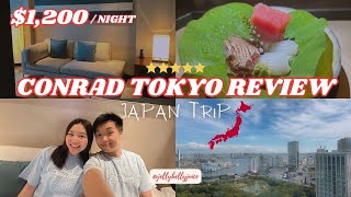 Staying at a 5-STAR⭐️ $1200 Suite | The Conrad Hotel Tokyo Review | Japanese Food