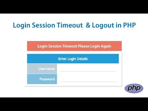 Login Session Timeout & Logout In PHP | Session Time out if User is Inactive