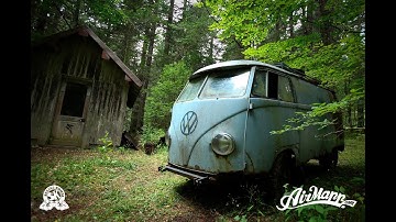RESURRECTION - Rescue of a VW 1955 panelvan - Forest find !