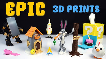 Top 9 Epic Things To 3D Print | Anycubic Kobra Max & Vyper