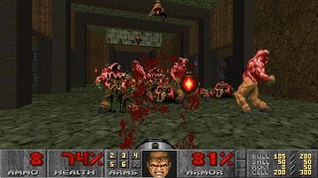 Doom 404 (2018) MAP09: "Hard Drive" UV Max Speedrun 2:39 100% Kills 100% Secrets