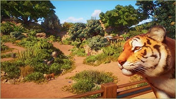 🐯 Bengal tiger habitat with a underwater temple | Majah Zoo | Planet Zoo | speedbuild 🌵