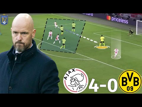 How Ten Hag's Runners DESTROYED Dortmund | Ajax vs Borussia Dortmund 4-0 | Tactical Analysis