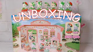 [UNBOXING] Sylvanian Families Strawberry Sweet Nursery and Very Berry Babies!