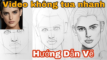 Hướng dẫn cách dựng hình tập vẽ chân dung bài bản không tua nhanh / HT Art /htart