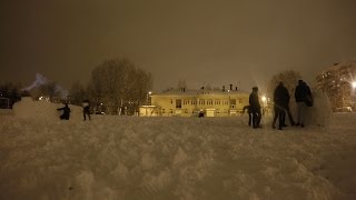БелГУ и БУКЭП - снежная битва! | часть 1