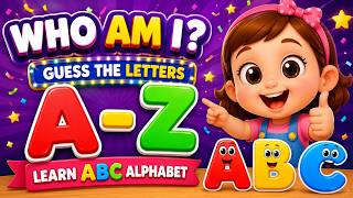 WHO AM I? 🔤 Guess the Letters A-Z Quiz for Kids | Learn ABC Alphabet #shorts