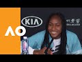 Coco Gauff talks Naomi Osaka and learning to drive! | Australian Open 2020 Press Conference 2R