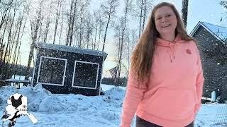 Home Alone in an Alaskan Winter: Snowy Homesteading Adventures in OffGrid Alaska