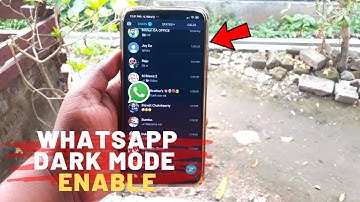 How To Turn On | Enable WhatsApp New Dark Mode On Andriod Phone 📱 | Tech Help Sourav