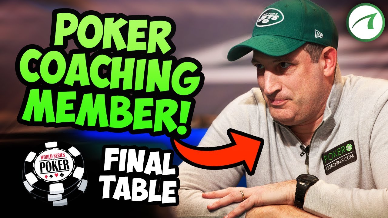 2020 WSOP Main Event | PokerCoaching MEMBER makes FINAL TABLE