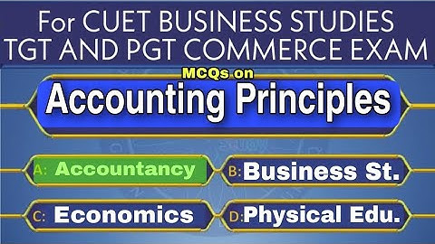 Class 11 Accounts Chapter 3 MCQs | MCQs for UPTGT Commerce | Accountancy MCQ | Accounting Principles