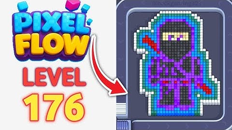 Pixel Flow Level 176 Walkthrough